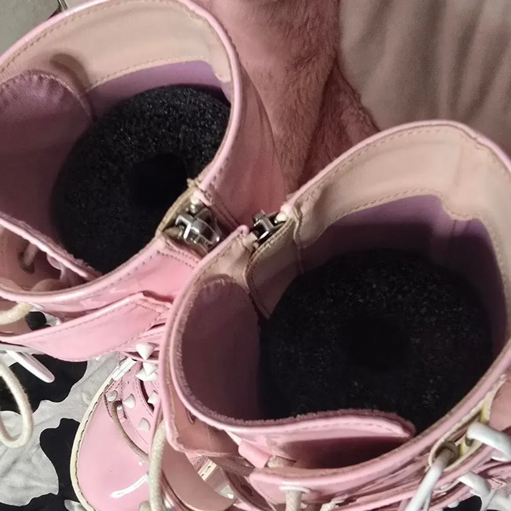 Discontinued demonia cult pink holographic